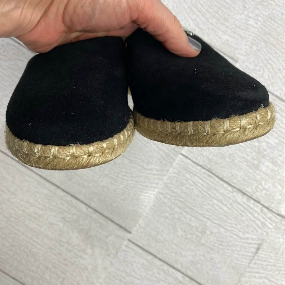 Anne Klein Black Kaylie Espadrilles size 6.5